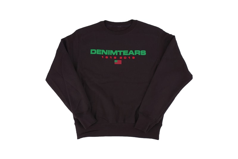 Denim Tears Drop Three Collection Release Information Tremaine Emory Enslavement Commentary Sweatshirts Sweatpants Hoodies Graphics Embroidery Floral Designs Trucker Hats T-Shirts