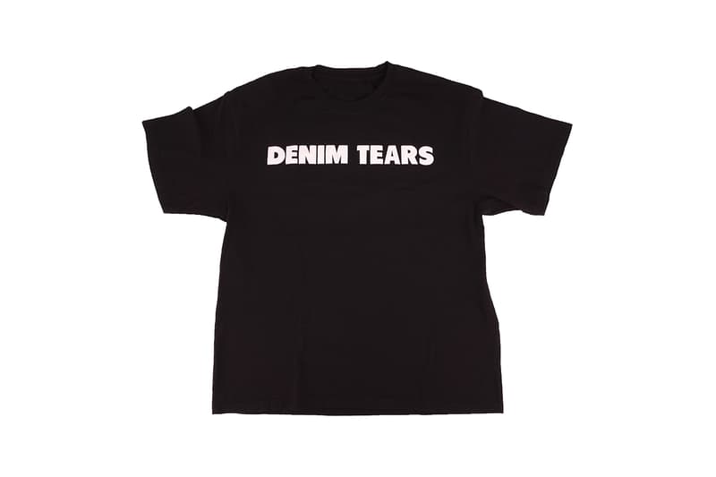 Denim Tears Drop Three Collection Release Information Tremaine Emory Enslavement Commentary Sweatshirts Sweatpants Hoodies Graphics Embroidery Floral Designs Trucker Hats T-Shirts