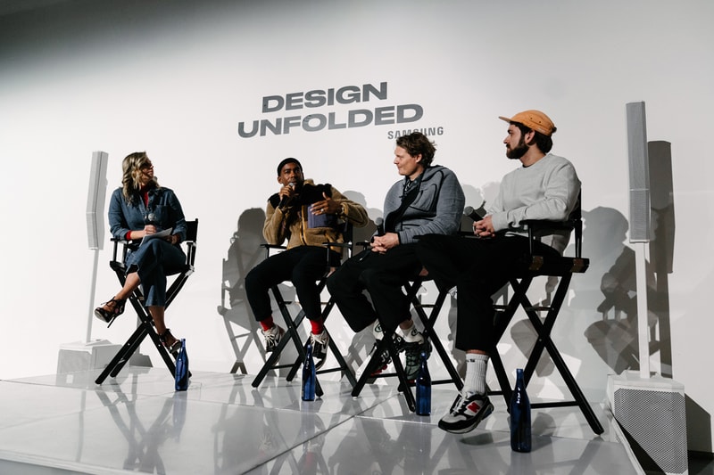 Design Unfolded Powered by Samsung Event Recap borre byborre m-xr elliot round jason bolden samsung galaxy fold event panel discussion installation technology fashion