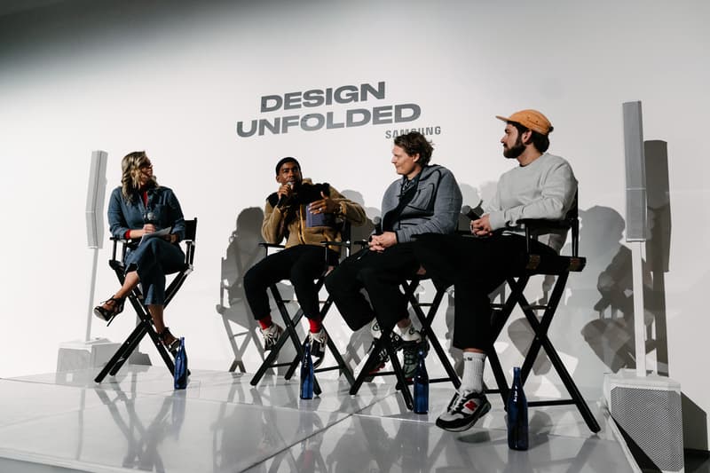Design Unfolded Powered by Samsung Event Recap borre byborre m-xr elliot round jason bolden samsung galaxy fold event panel discussion installation technology fashion