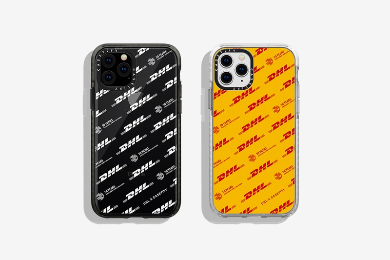 DHL CASETiFY 50th Anniversary Collection Release Drop 2 Info Bags T shirt Apple Iphone Airpods Charger Watch Yellow Red