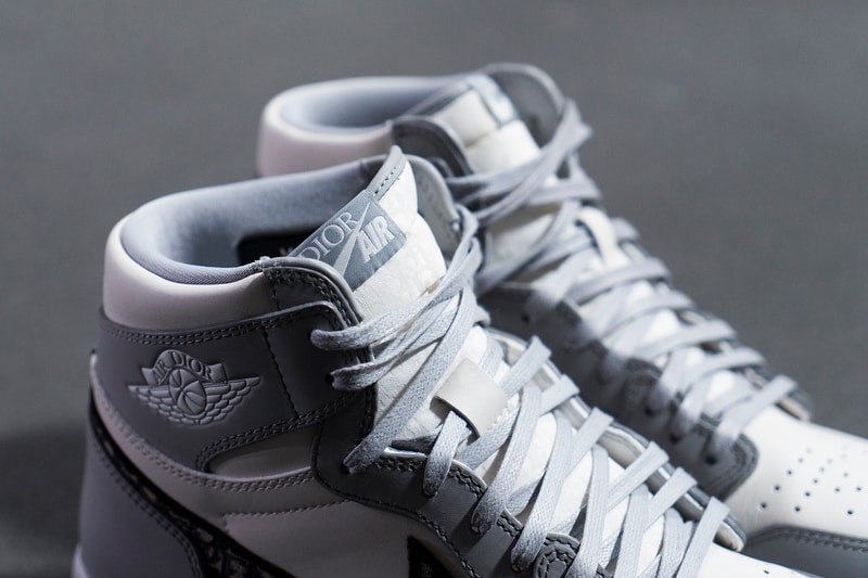 Dior x Air Jordan 1 High OG A Closer Look HYPEBEAST sneaker kicks footwear shoes trainers AJ1 Kim Jones fall/winter 2020 