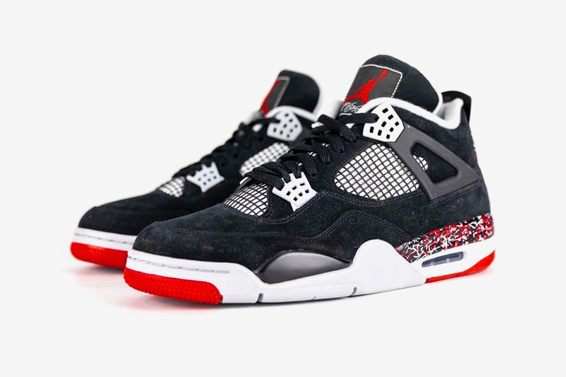 Drake OVO Air Jordan 4 Better Look Paint Splatter Black Red Bred Release Info Date Buy Price 