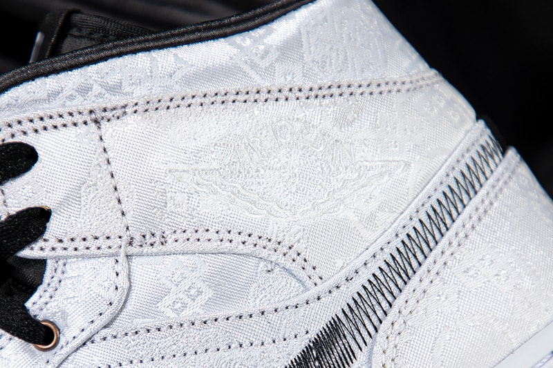 Edison Chen Air Jordan 1 Mid Fearless Closer Look Release Info Date Buy White Gold