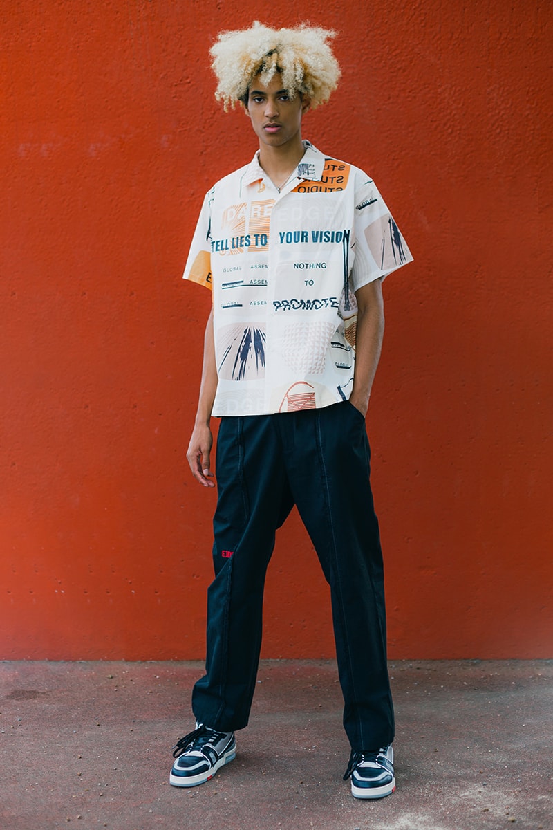 EJDER "A NAIL THAT STICKS OUT GETS HAMMERED" Collection Lookbook First Ever Release Cut-and-Sew Imagery Kojey Radical Video London Based Streetwear Imprint Retailer