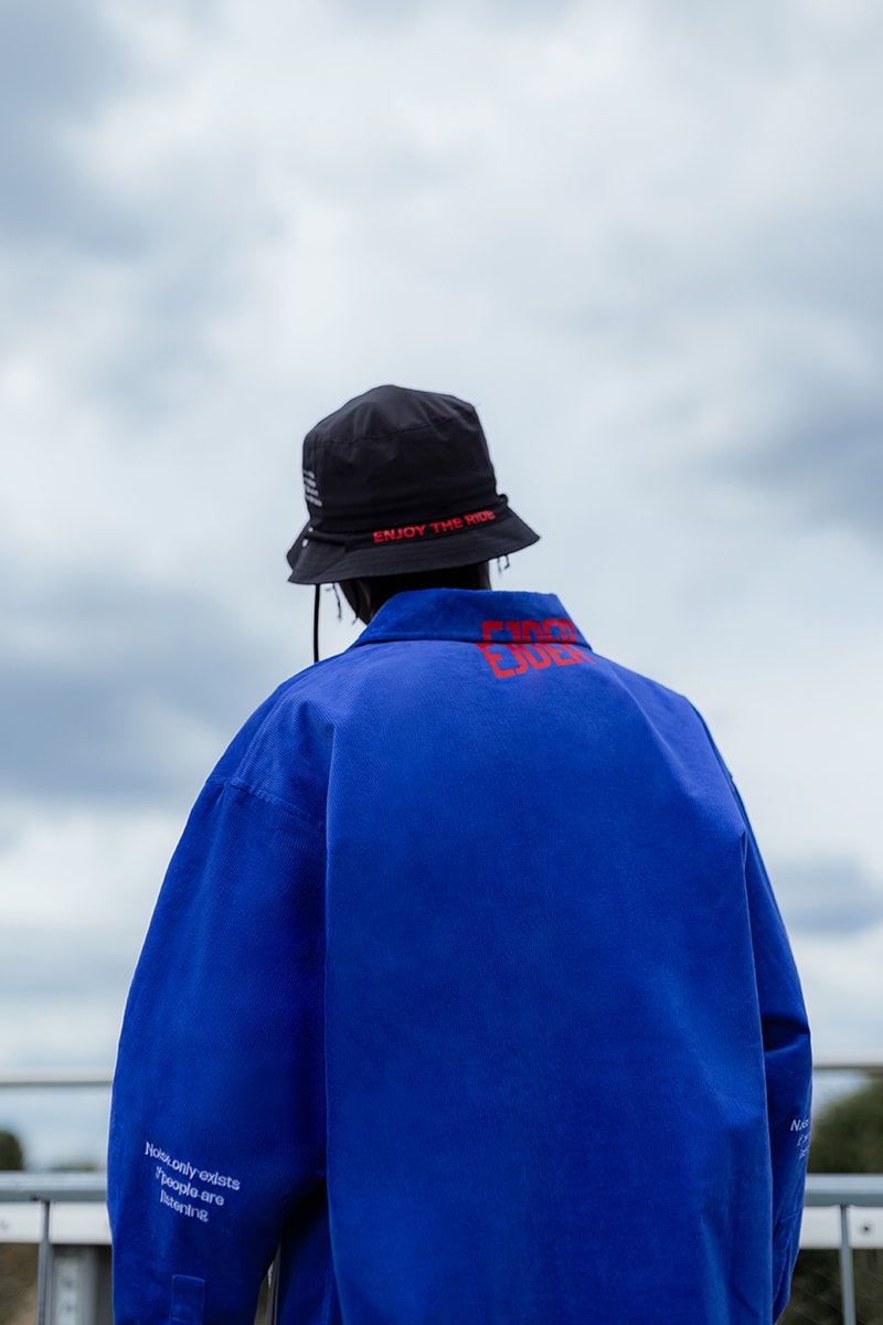 EJDER "A NAIL THAT STICKS OUT GETS HAMMERED" Collection Lookbook First Ever Release Cut-and-Sew Imagery Kojey Radical Video London Based Streetwear Imprint Retailer