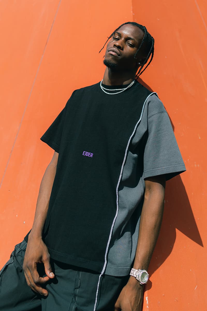 EJDER "A NAIL THAT STICKS OUT GETS HAMMERED" Collection Lookbook First Ever Release Cut-and-Sew Imagery Kojey Radical Video London Based Streetwear Imprint Retailer