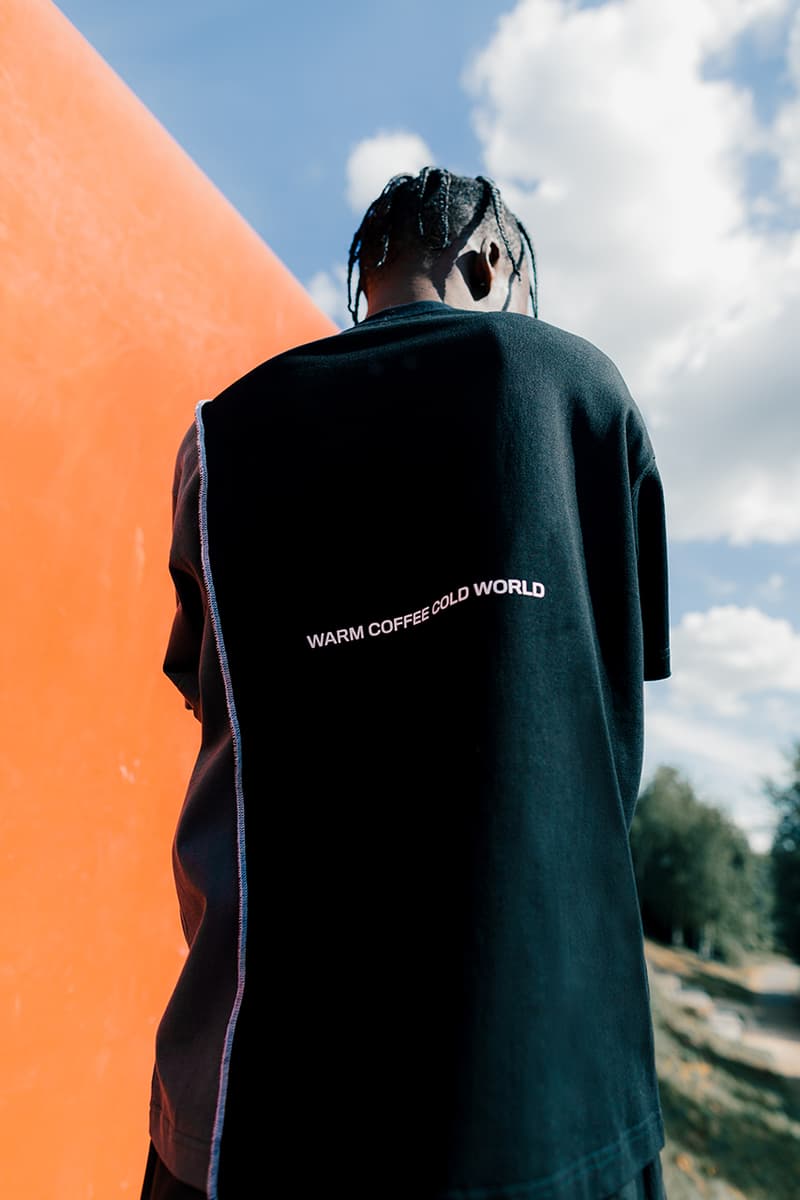 EJDER "A NAIL THAT STICKS OUT GETS HAMMERED" Collection Lookbook First Ever Release Cut-and-Sew Imagery Kojey Radical Video London Based Streetwear Imprint Retailer