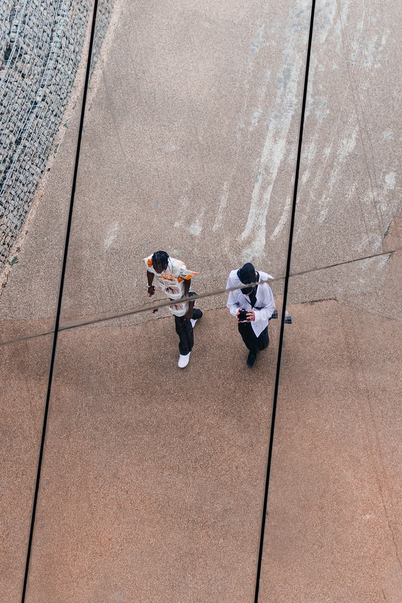 EJDER "A NAIL THAT STICKS OUT GETS HAMMERED" Collection Lookbook First Ever Release Cut-and-Sew Imagery Kojey Radical Video London Based Streetwear Imprint Retailer