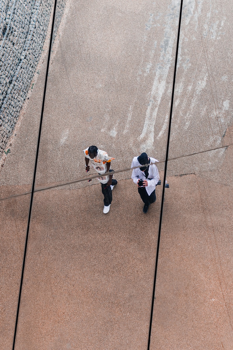 EJDER "A NAIL THAT STICKS OUT GETS HAMMERED" Collection Lookbook First Ever Release Cut-and-Sew Imagery Kojey Radical Video London Based Streetwear Imprint Retailer