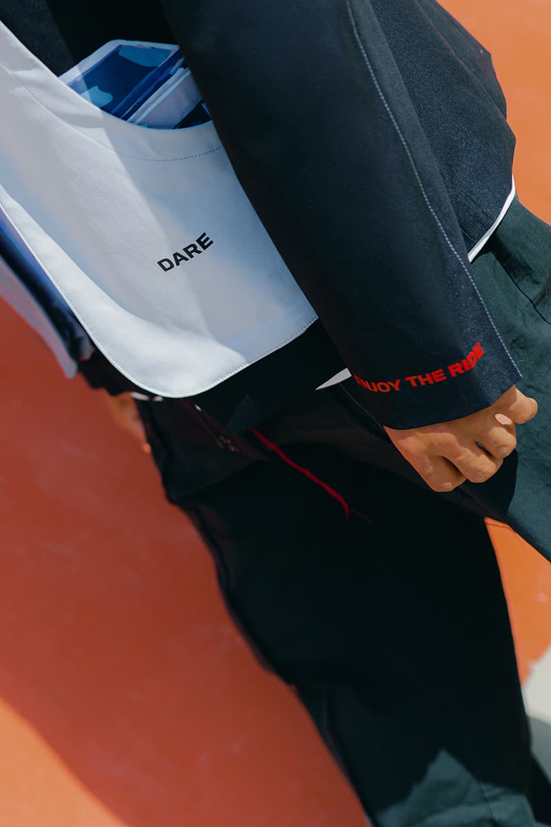 EJDER "A NAIL THAT STICKS OUT GETS HAMMERED" Collection Lookbook First Ever Release Cut-and-Sew Imagery Kojey Radical Video London Based Streetwear Imprint Retailer