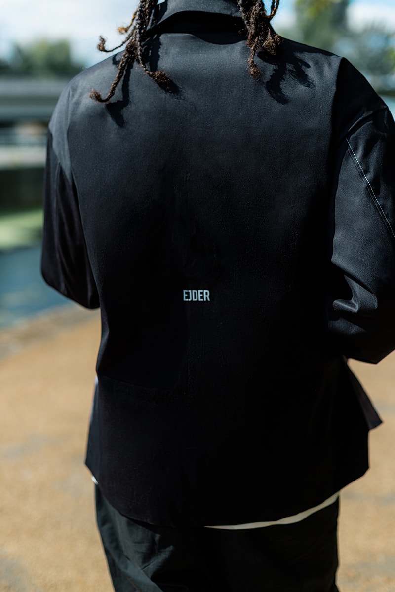 EJDER "A NAIL THAT STICKS OUT GETS HAMMERED" Collection Lookbook First Ever Release Cut-and-Sew Imagery Kojey Radical Video London Based Streetwear Imprint Retailer