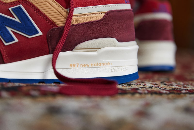 END. Clothing x New Balance M997 "Persian Rug" First Look Editorial Photo Shoot Footwear Sneaker Dad Shoe Colorful Embroidery Limited Edition Collaboration How to Cop Purchase Sign Up Suede Leather Mesh USA 