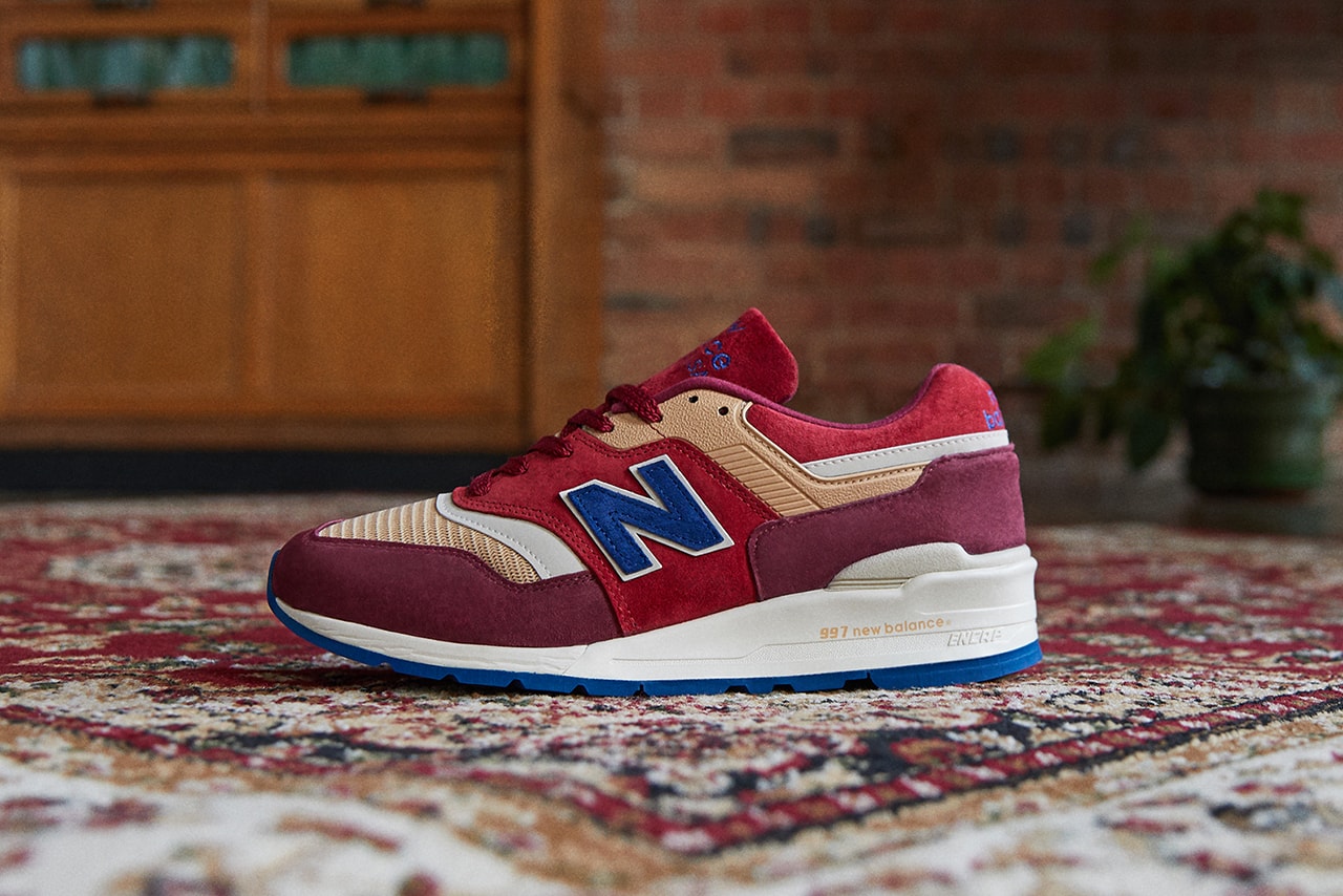 END. Clothing x New Balance M997 "Persian Rug" First Look Editorial Photo Shoot Footwear Sneaker Dad Shoe Colorful Embroidery Limited Edition Collaboration How to Cop Purchase Sign Up Suede Leather Mesh USA 