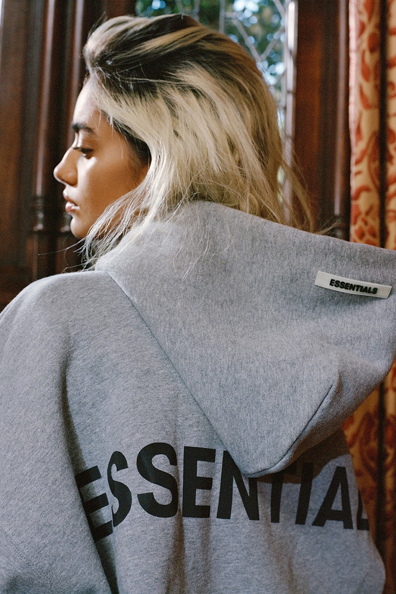 Fear of God ESSENTIALS Holiday 2019 Collection Jerry Lorenzo Basics Line SSENSE Stockist Where to Cop Buy Winter Clothing Sneakers House Shoes Outerwear Loungewear Cozy Season