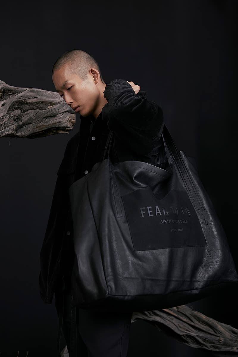 Fear of God Holiday 2019 Collection Lookbook Jerry Lorenzo Utilitarian Military Influences Winter Garments Coats Jackets Outerwear Oversized Tote Bag Accessories FOG