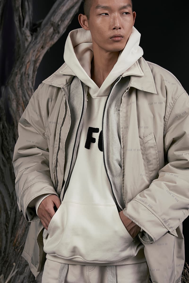 Fear of God Holiday 2019 Collection Lookbook Jerry Lorenzo Utilitarian Military Influences Winter Garments Coats Jackets Outerwear Oversized Tote Bag Accessories FOG