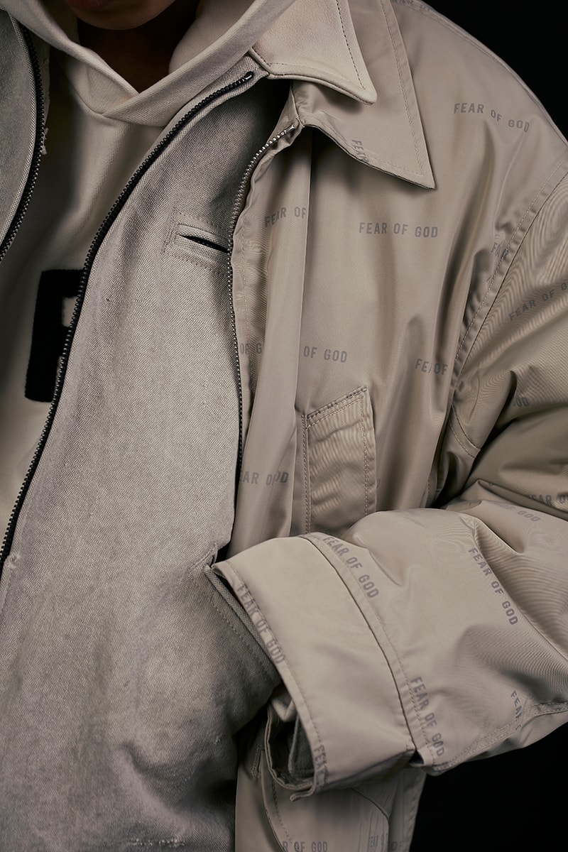 Fear of God Holiday 2019 Collection Lookbook Jerry Lorenzo Utilitarian Military Influences Winter Garments Coats Jackets Outerwear Oversized Tote Bag Accessories FOG