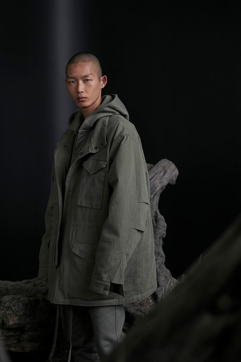 Fear of God Holiday 2019 Collection Lookbook Jerry Lorenzo Utilitarian Military Influences Winter Garments Coats Jackets Outerwear Oversized Tote Bag Accessories FOG