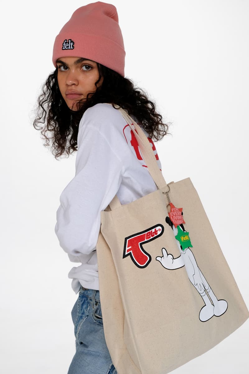 FELT Fall/Winter 2019 Lookbook Collection Info Hoodies Down Puffer Jackets Long sleeves T-shirts New Era 59FIFTY Butterfly Embroidery Sphinx "M.E.G"