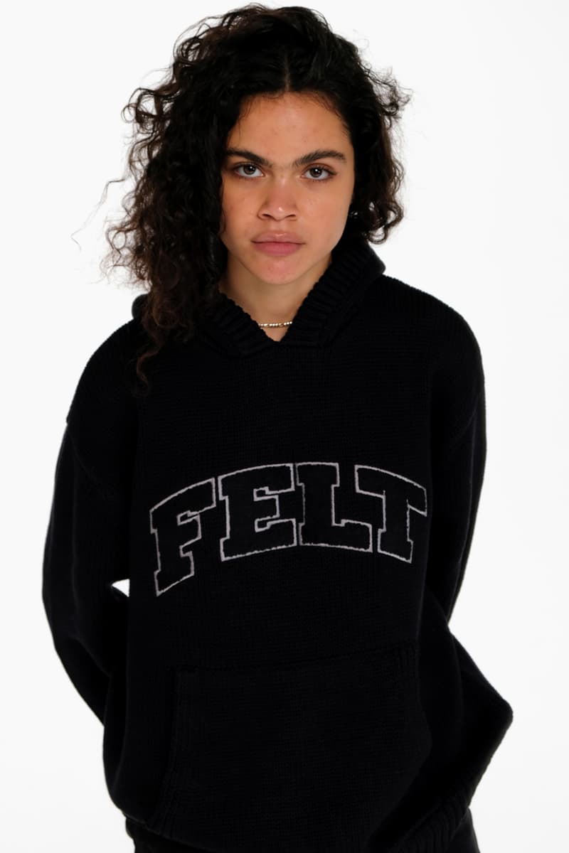 FELT Fall/Winter 2019 Lookbook Collection Info Hoodies Down Puffer Jackets Long sleeves T-shirts New Era 59FIFTY Butterfly Embroidery Sphinx "M.E.G"