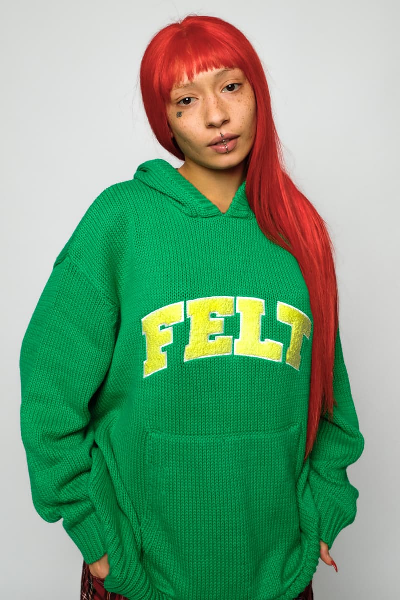 FELT Fall/Winter 2019 Lookbook Collection Info Hoodies Down Puffer Jackets Long sleeves T-shirts New Era 59FIFTY Butterfly Embroidery Sphinx "M.E.G"