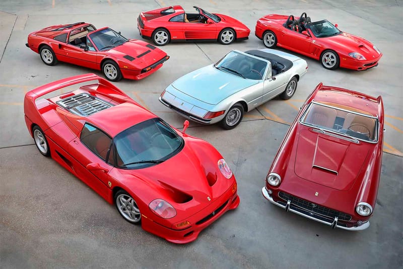 A Six-Car Ferrari Spyder Collection Is up for Auction