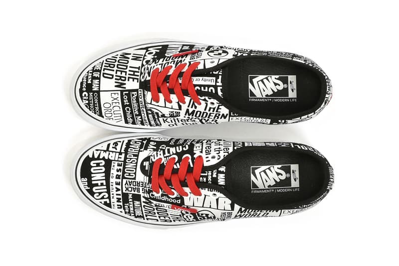 Firmament Berlin x Vans Vault Epoch, Slip-On Authentic sneaker shoe collaboration model release date info december 1 6 2019 colorway sport ua lx vlt MODERN LIFE collection
