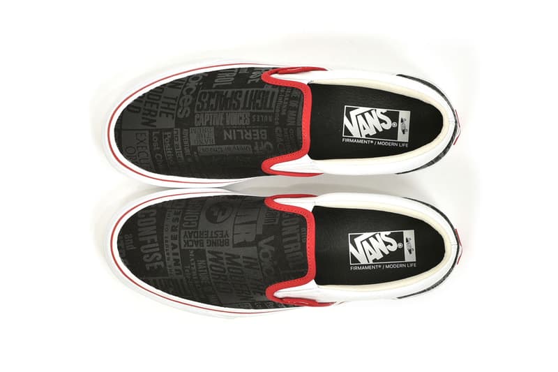 Firmament Berlin x Vans Vault Epoch, Slip-On Authentic sneaker shoe collaboration model release date info december 1 6 2019 colorway sport ua lx vlt MODERN LIFE collection