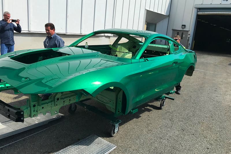 2020 ford mustang shelby gt500 1968 green hornet auction barrett jackson 1 million usd charity