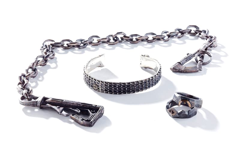 Fortune W W D Military Inspired Fall Winter 2019 Jewelry collection War is Hell Heaven Can Wait 13 Lucky Monkey ring necklace bangle peace rifle collection accessories silver bangle