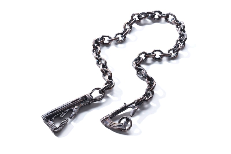 Fortune W W D Military Inspired Fall Winter 2019 Jewelry collection War is Hell Heaven Can Wait 13 Lucky Monkey ring necklace bangle peace rifle collection accessories silver bangle