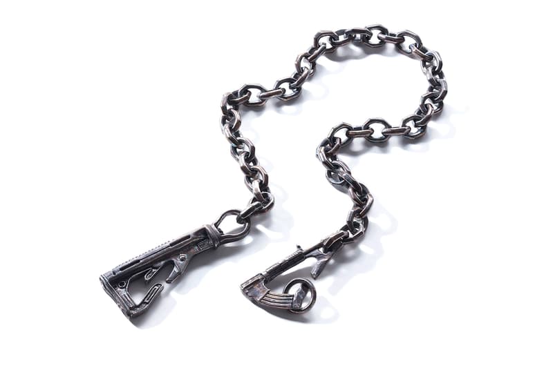 Fortune W W D Military Inspired Fall Winter 2019 Jewelry collection War is Hell Heaven Can Wait 13 Lucky Monkey ring necklace bangle peace rifle collection accessories silver bangle