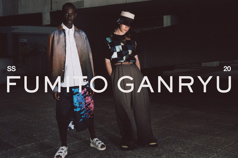 Fumito Ganryu Spring/Summer 2020 Campaign SS20 Tokyo Designer Contemporary Fashion Designs "Making clothes without gender" Rei Kawakubo COMME des GARÇONS