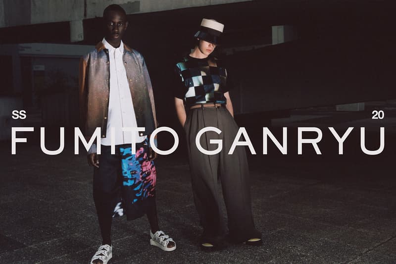 Fumito Ganryu Spring/Summer 2020 Campaign SS20 Tokyo Designer Contemporary Fashion Designs "Making clothes without gender" Rei Kawakubo COMME des GARÇONS