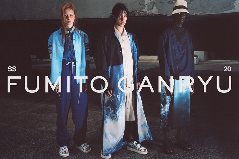 Fumito Ganryu Spring/Summer 2020 Campaign SS20 Tokyo Designer Contemporary Fashion Designs "Making clothes without gender" Rei Kawakubo COMME des GARÇONS