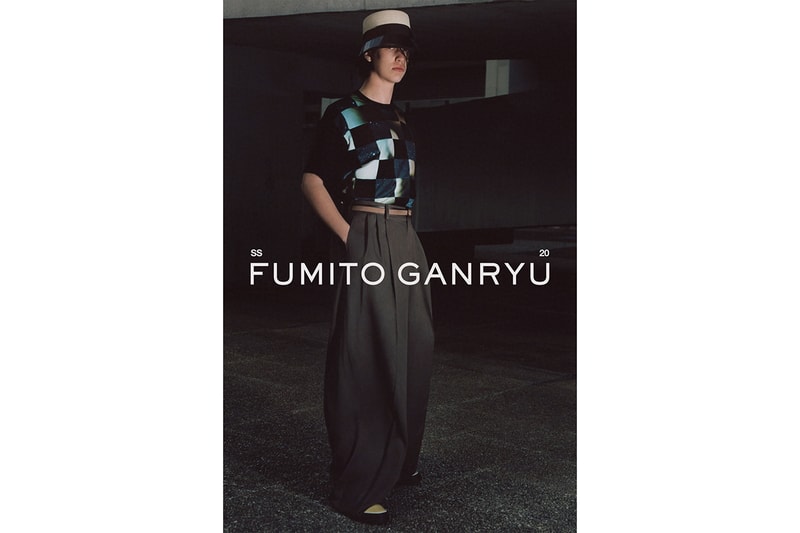 Fumito Ganryu Spring/Summer 2020 Campaign SS20 Tokyo Designer Contemporary Fashion Designs "Making clothes without gender" Rei Kawakubo COMME des GARÇONS