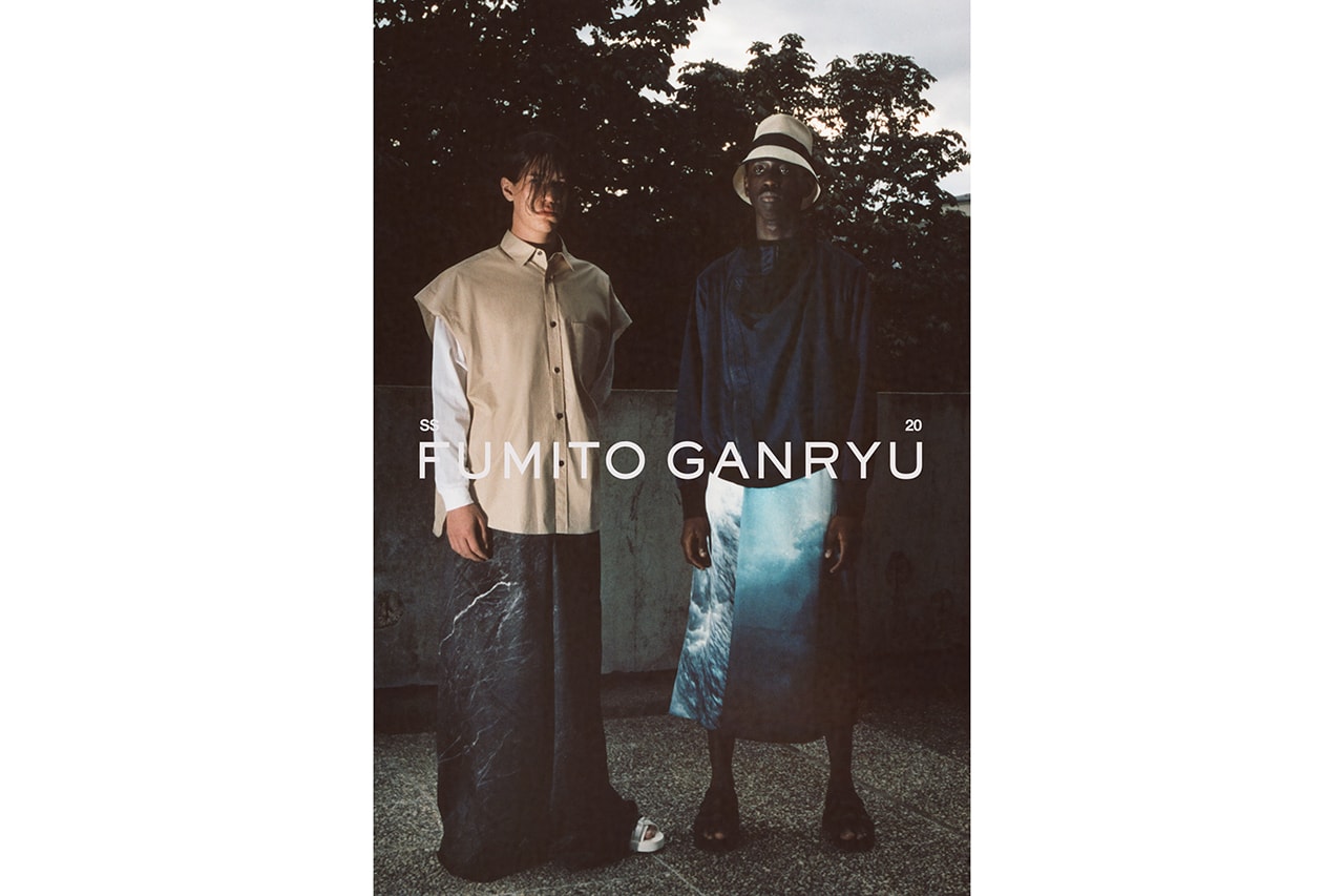Fumito Ganryu Spring/Summer 2020 Campaign SS20 Tokyo Designer Contemporary Fashion Designs "Making clothes without gender" Rei Kawakubo COMME des GARÇONS