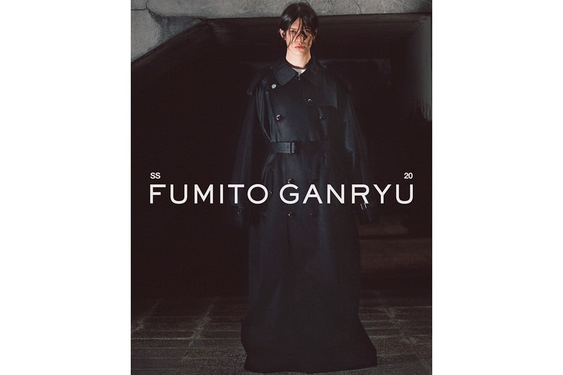 Fumito Ganryu Spring/Summer 2020 Campaign SS20 Tokyo Designer Contemporary Fashion Designs "Making clothes without gender" Rei Kawakubo COMME des GARÇONS