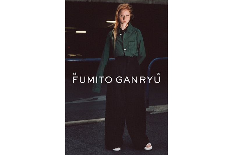 Fumito Ganryu Spring/Summer 2020 Campaign SS20 Tokyo Designer Contemporary Fashion Designs "Making clothes without gender" Rei Kawakubo COMME des GARÇONS