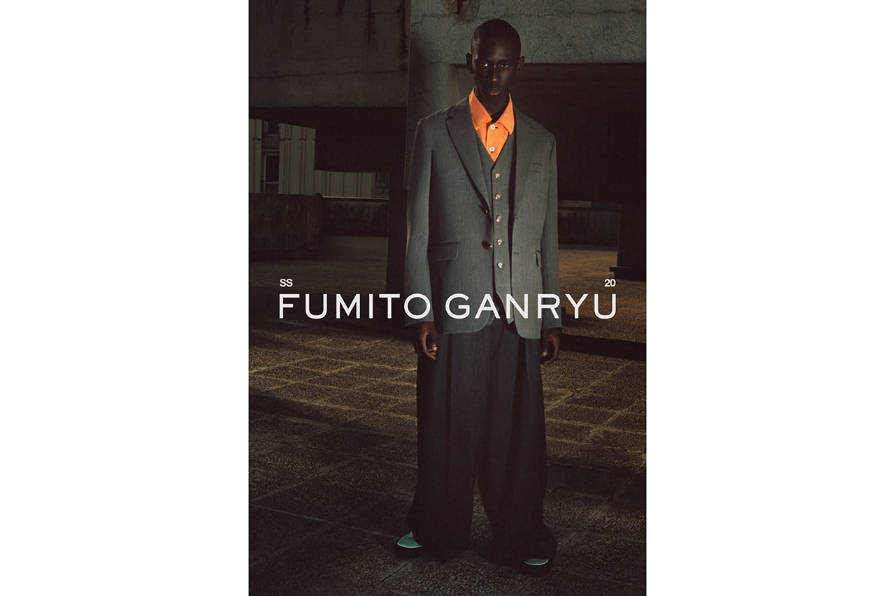 Fumito Ganryu Spring/Summer 2020 Campaign SS20 Tokyo Designer Contemporary Fashion Designs "Making clothes without gender" Rei Kawakubo COMME des GARÇONS