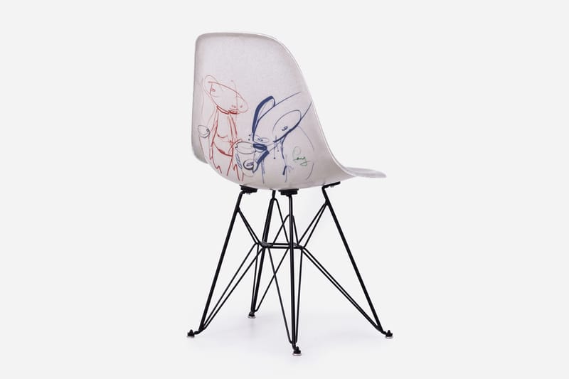 Modernica Releases Limited Futura Laboratories x Alchemist Art Café Side Shell Chairs