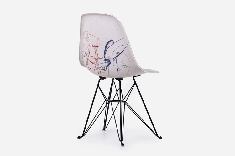 Modernica Releases Limited Futura Laboratories x Alchemist Art Café Side Shell Chairs