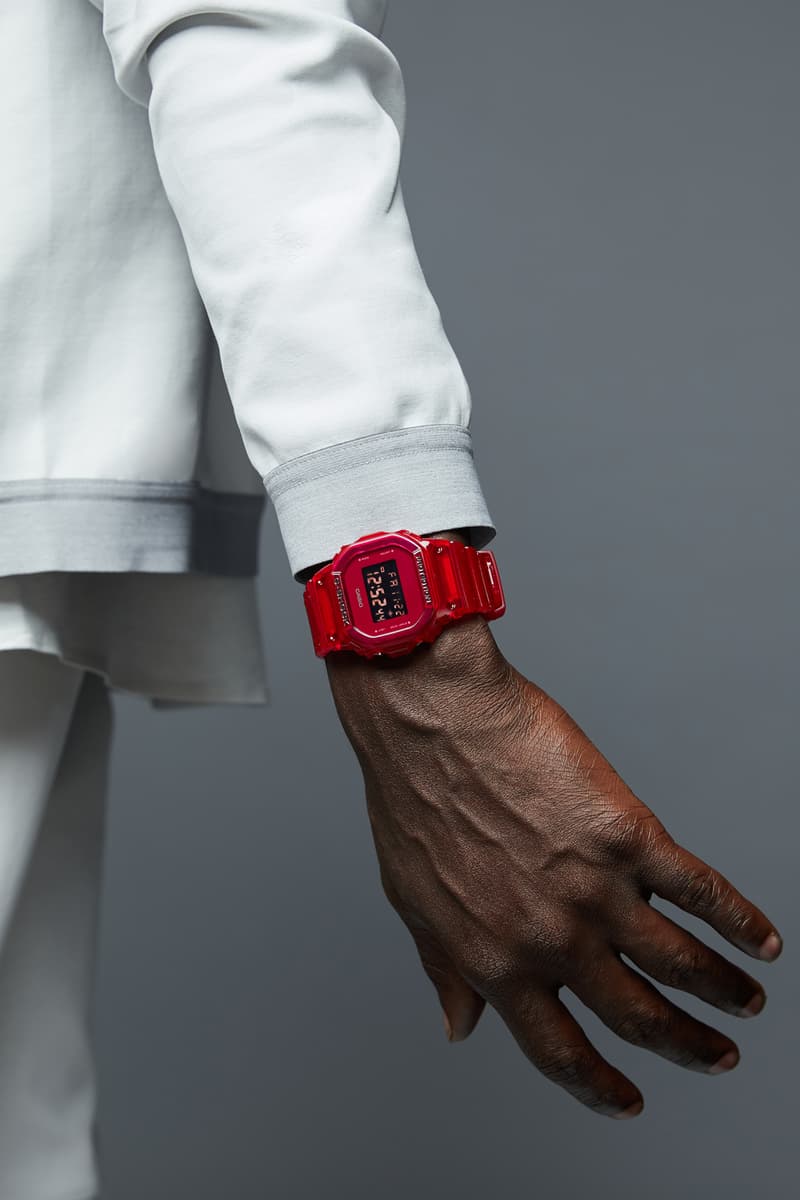 G-SHOCK Fall 2019 Skeleton Series Three Colorways shock resistance water resistance up to 200M a new stopwatch multi-functioning alarm a countdown timer EL backlight Flash Alert one-tone chromatic color casing and band in transparent jelly style nostalgia technology