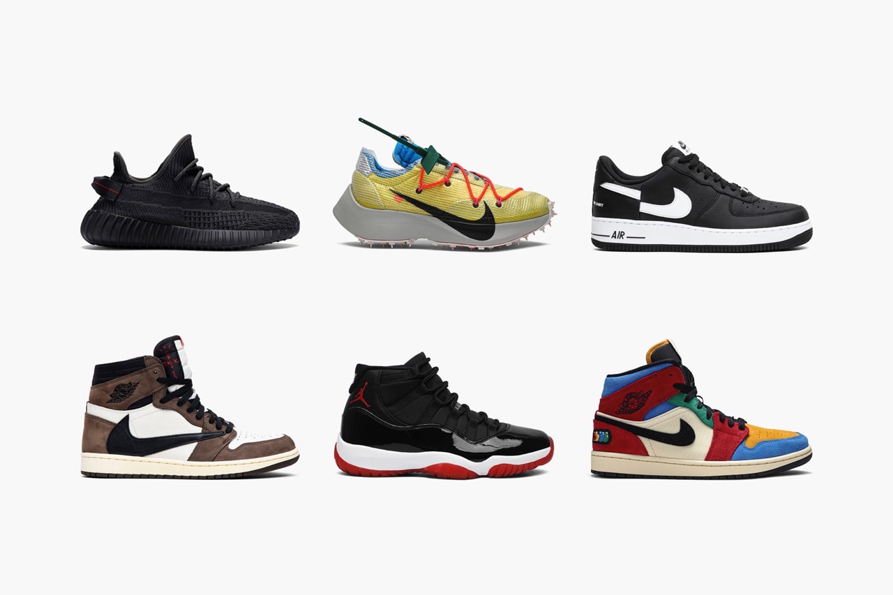 GOAT Offering Instant Shipping Most Coveted Sneakers YEEZY BOOST 350 and 700s Off-White x Vapor Street Air Jordan 1s Air Jordan 4s Travis Scott x Air Jordan 1 Travis Scott x Air Force 1s Sacai x Nike LDWaffles Bodega x New Balance 997S