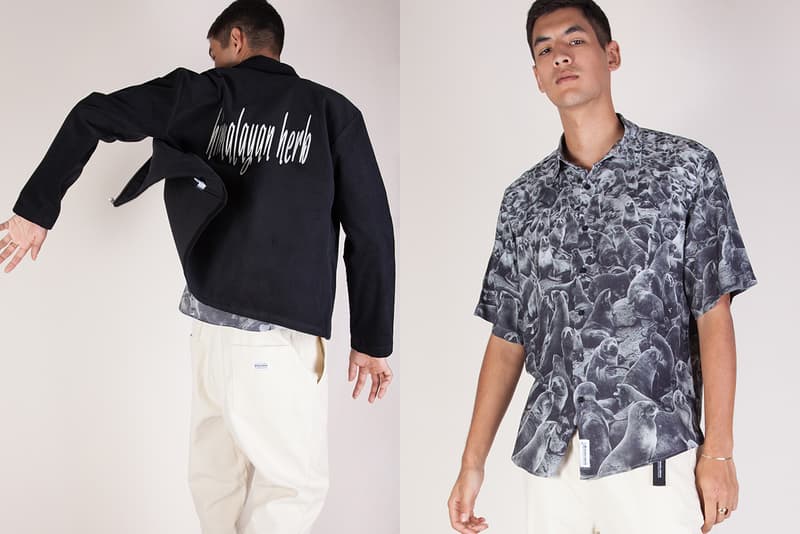 Grind London "Testing Waters" FW19 Part 2 Lookbook "Still Waters Are Wet" "Space Race" Graphic Heavy Collection Fall Winter 2019 Rayon Shirts Heavyweight T-Shirts Trousers Corduroy Twill Jacket