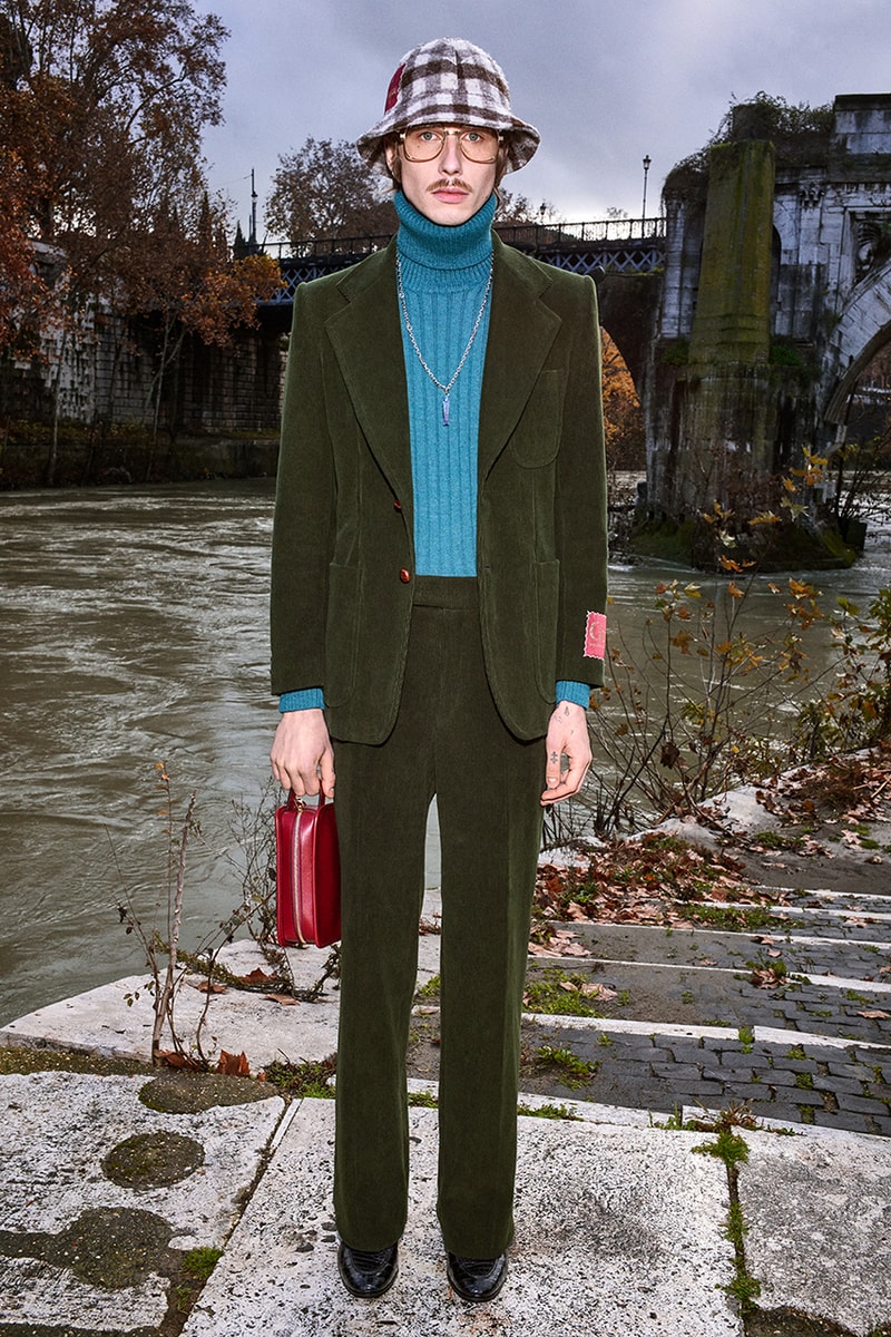 Gucci Pre-Fall 2020 Lookbook Alessandro Michele Bruce Gilden Photographed Roma Italy Collection Closer Look Menswear Tailoring Sportswear GG