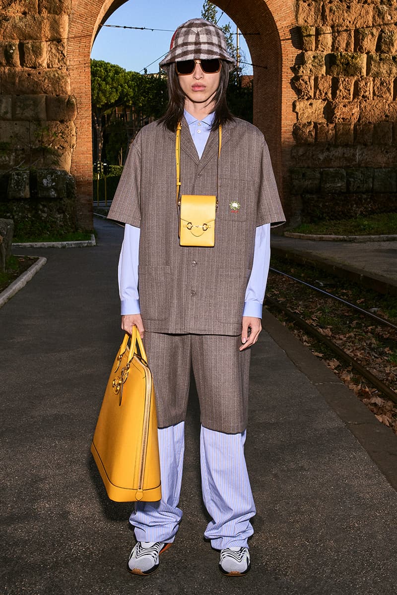 Gucci Pre-Fall 2020 Lookbook Alessandro Michele Bruce Gilden Photographed Roma Italy Collection Closer Look Menswear Tailoring Sportswear GG