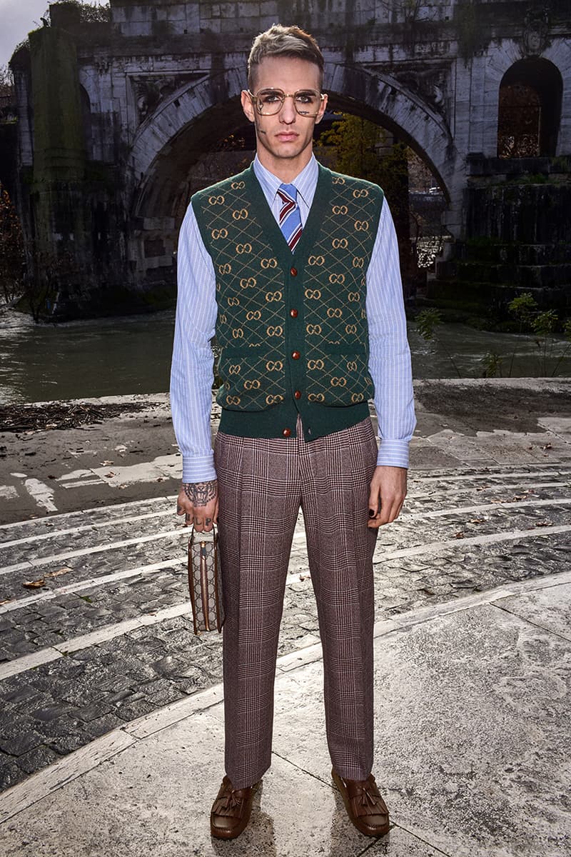 Gucci Pre-Fall 2020 Lookbook Alessandro Michele Bruce Gilden Photographed Roma Italy Collection Closer Look Menswear Tailoring Sportswear GG