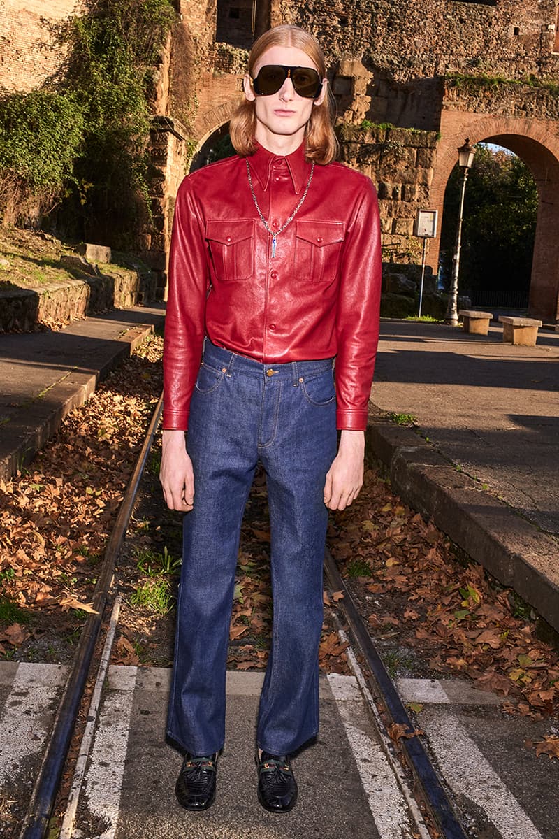 Gucci Pre-Fall 2020 Lookbook Alessandro Michele Bruce Gilden Photographed Roma Italy Collection Closer Look Menswear Tailoring Sportswear GG